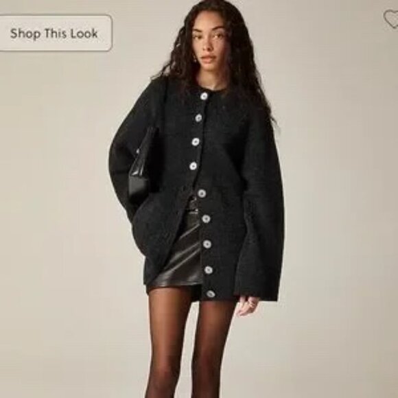 J. Crew Relaxed Milano-Stitch Cardigan, NWT, Size Small - Picture 2 of 10